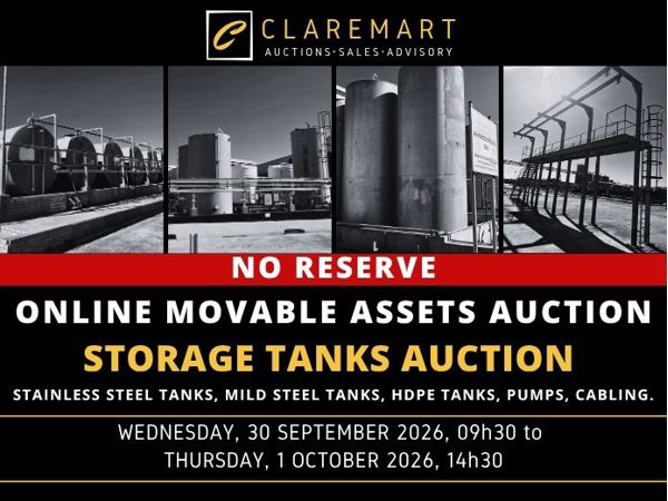 STORAGE TANKS AUCTION 30.9 - 1.10.2026